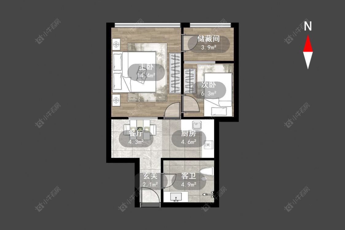 四季青服装城房源户型图 常州四季青服装城在售二手房源户型图_小牛看房