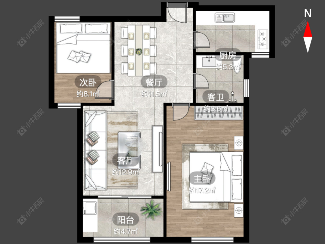 常州城东花园2室2厅1卫在售二手房房源图片