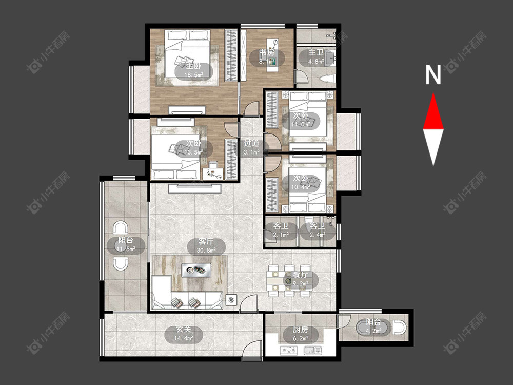 常州天豪大厦在售二手房源户型图_小牛看房