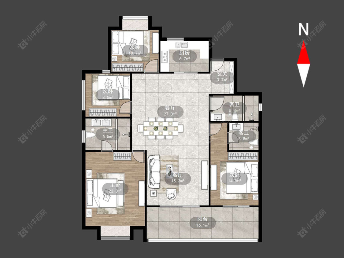 常州路劲城二期在售二手房源户型图_小牛看房
