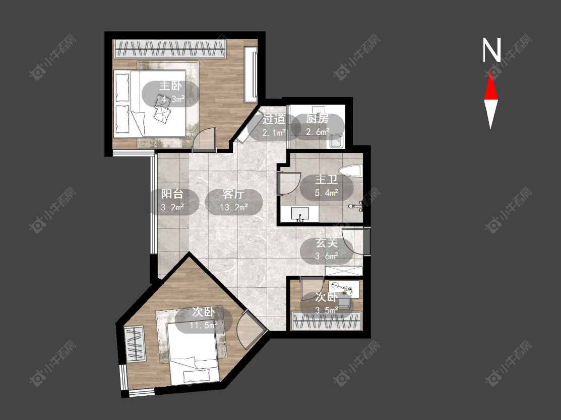 高成天鹅湖(公寓)房源户型图 常州高成天鹅湖(公寓)在售二手房源户型图_小牛看房