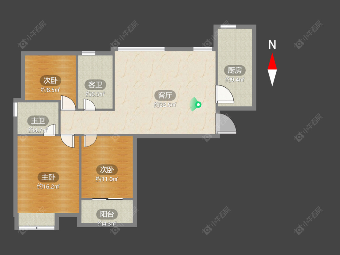 典雅花园房源户型图 常州典雅花园在售二手房源户型图_小牛看房