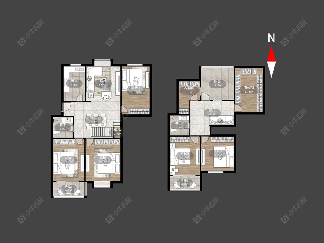 西新桥公寓房源户型图 常州西新桥公寓在售二手房源户型图_小牛看房