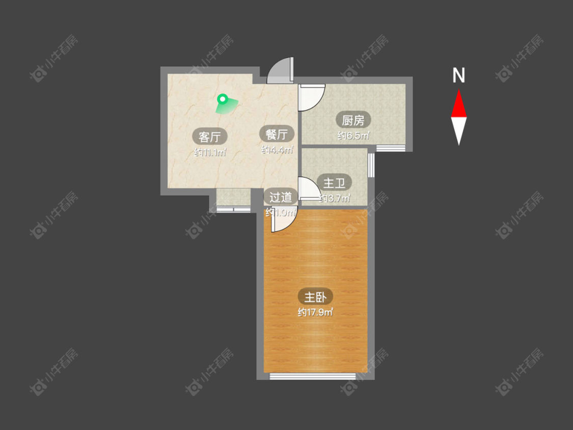 常州府西花园在售二手房源户型图_小牛看房