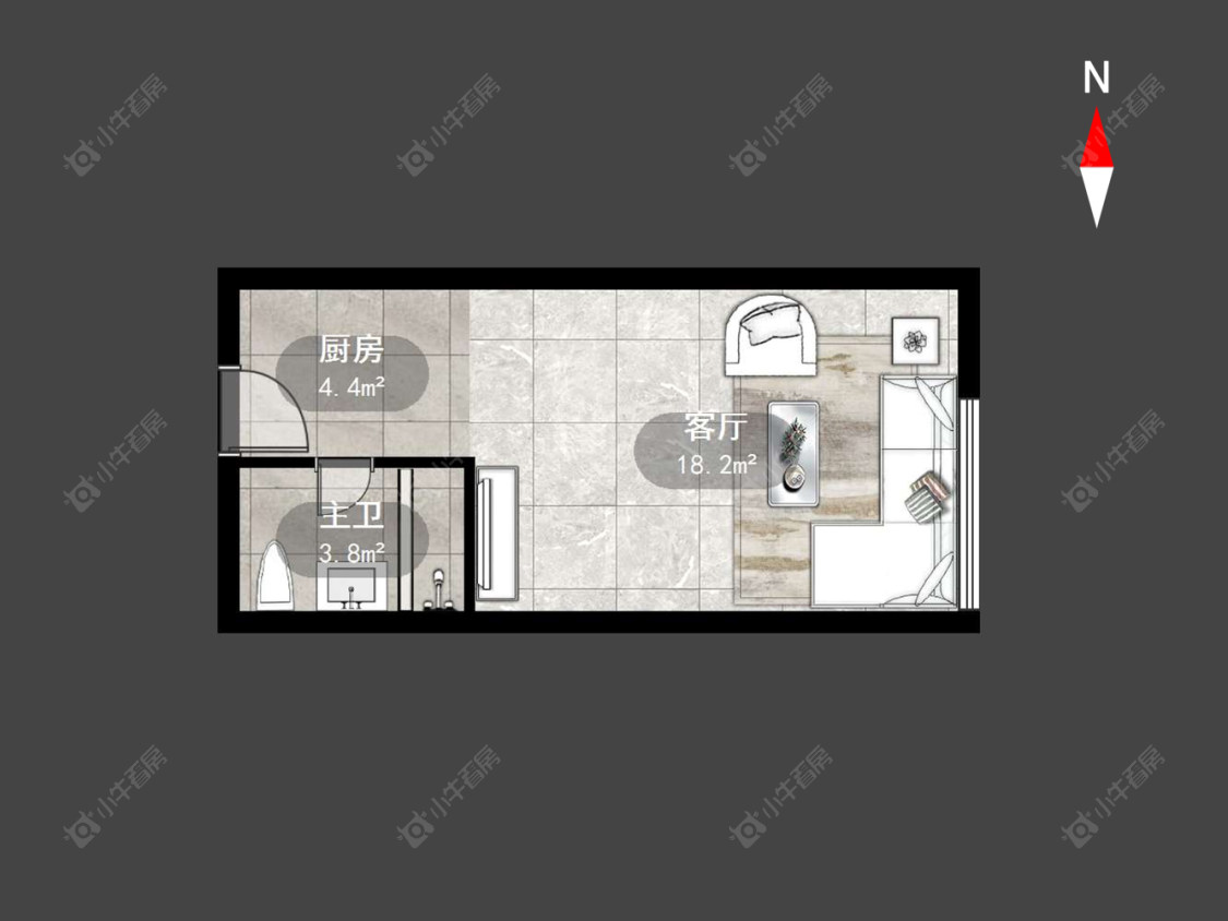 华润紫云府公寓房源户型图 常州华润紫云府公寓在售二手房源户型图_小牛看房