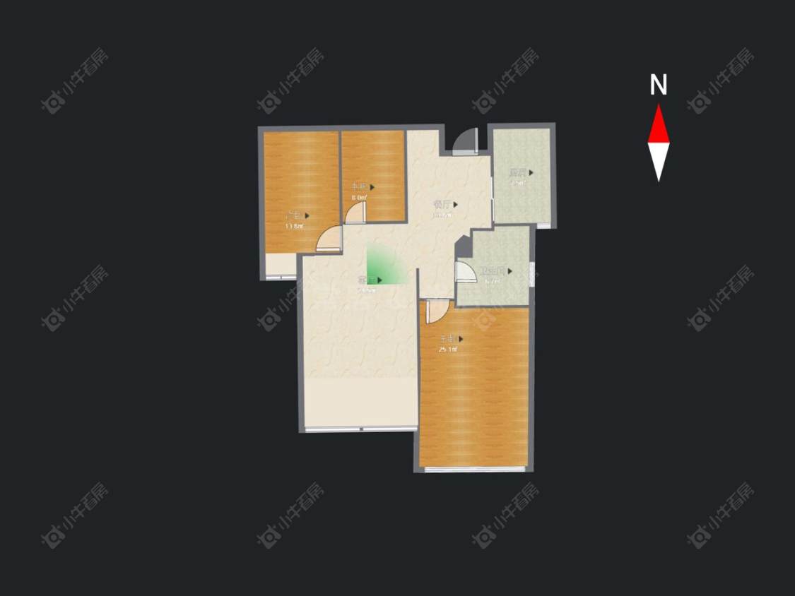 常州名桂坊在售二手房源户型图_小牛看房