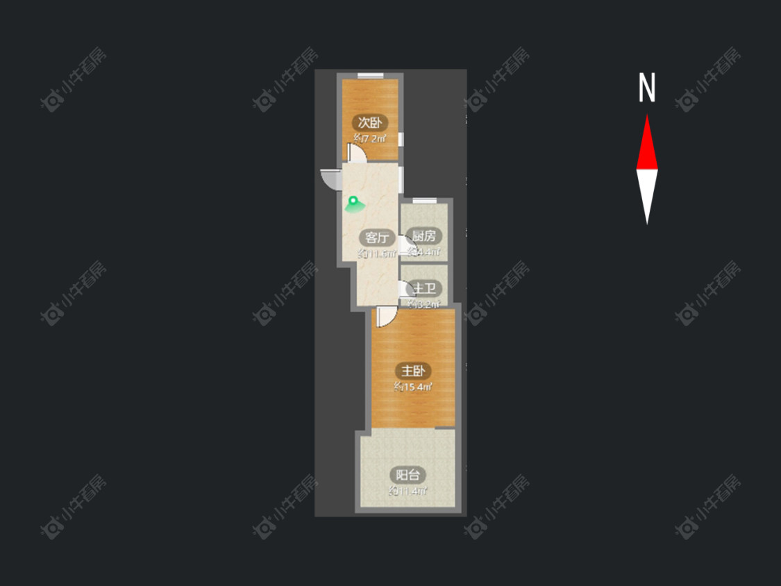 常州红梅新村在售二手房源户型图_小牛看房