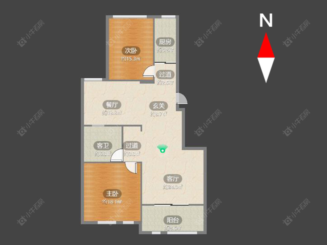 常州绿地世纪城一期在售二手房源户型图_小牛看房