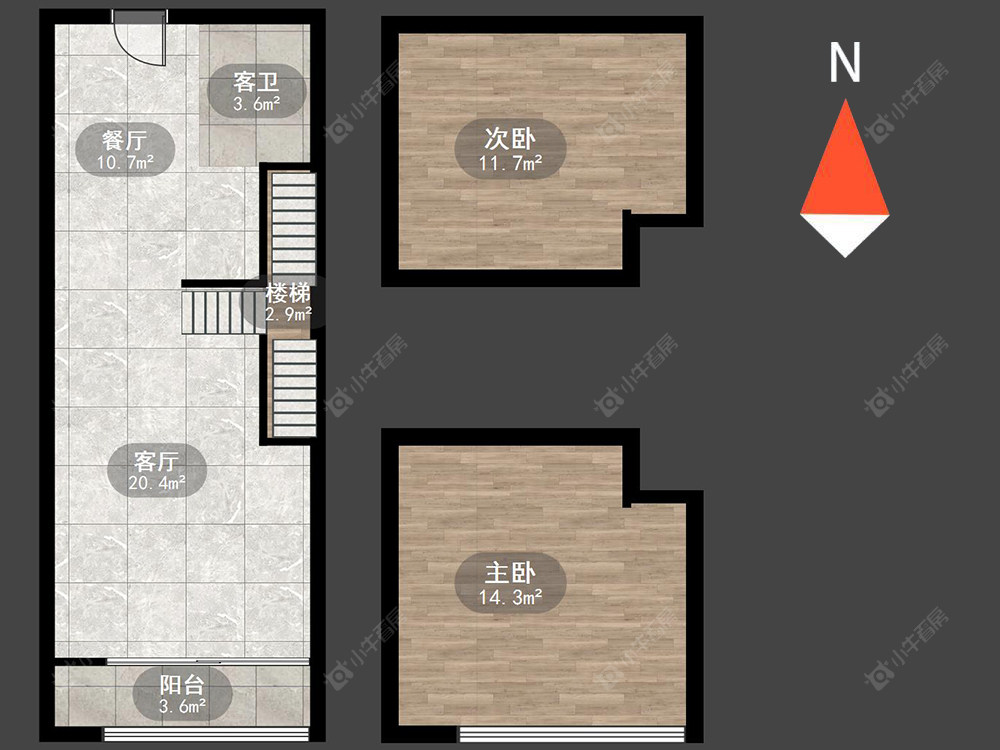 常州天安数码城公寓在售二手房房源户型图_小牛看房