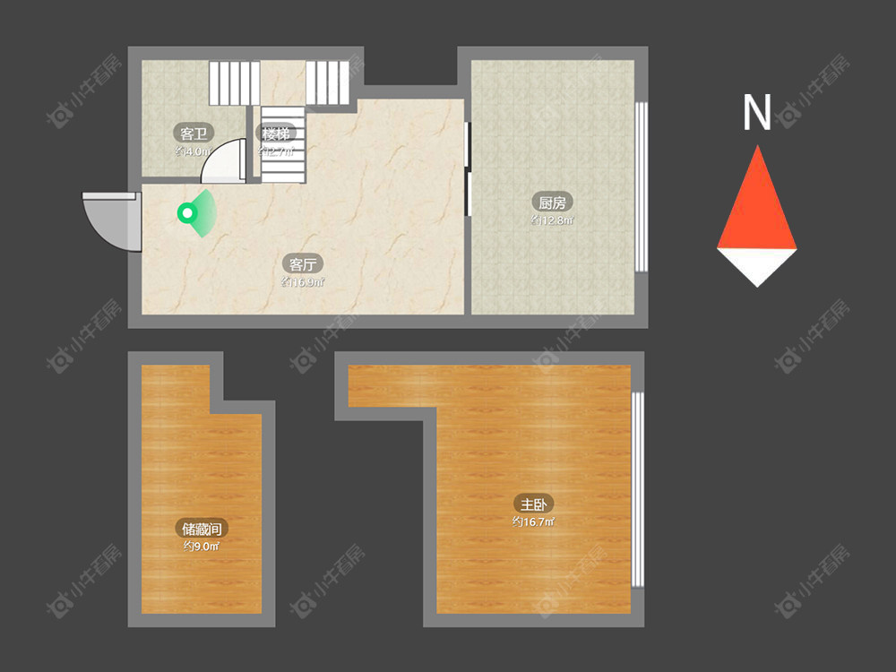 吾悦广场全能家公寓房源户型图 常州吾悦广场全能家公寓在售二手房源户型图_小牛看房