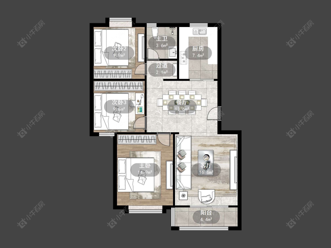 常州惠泽苑在售二手房源户型图_小牛看房