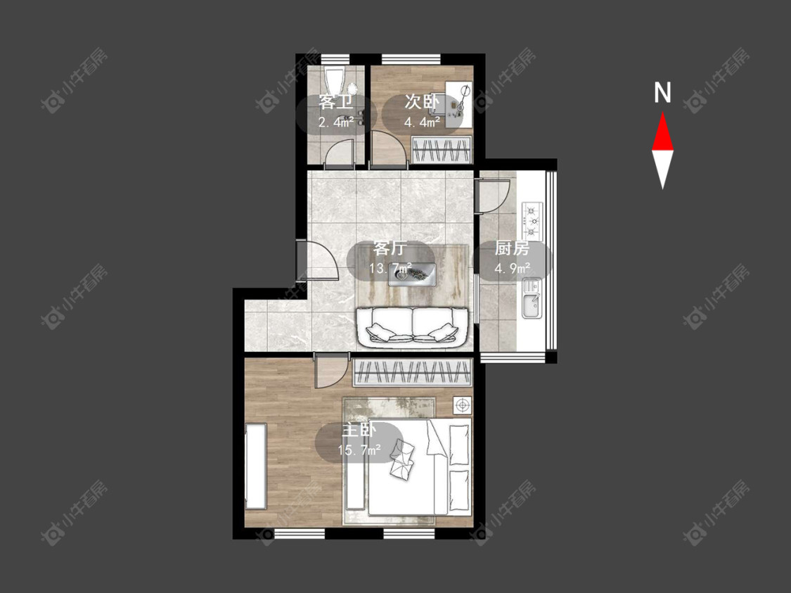 常州通济新村在售二手房源户型图_小牛看房