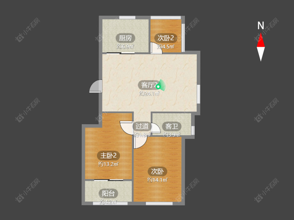 青枫颐景花园房源户型图 常州青枫颐景花园在售二手房源户型图_小牛看房