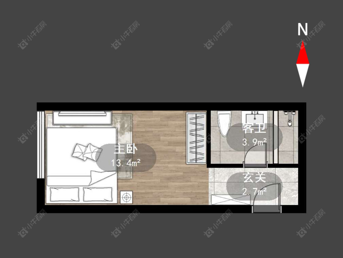 中奥珑郡房源户型图 常州中奥珑郡在售二手房源户型图_小牛看房