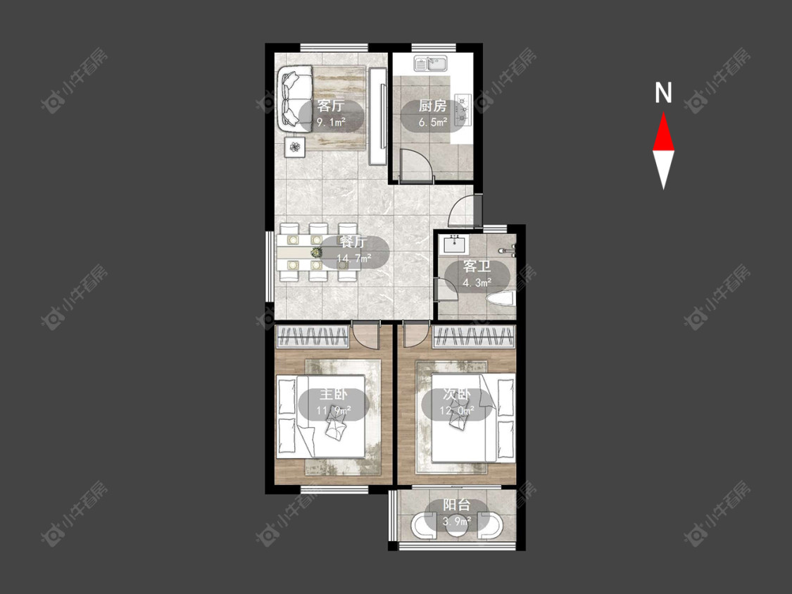 锦绣南园房源户型图 常州锦绣南园在售二手房源户型图_小牛看房