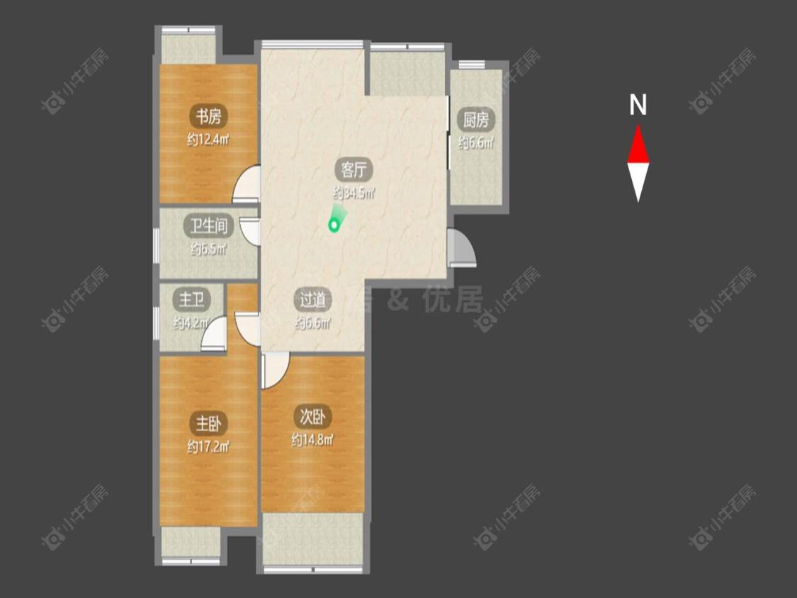 常州飞龙新苑在售二手房源户型图_小牛看房