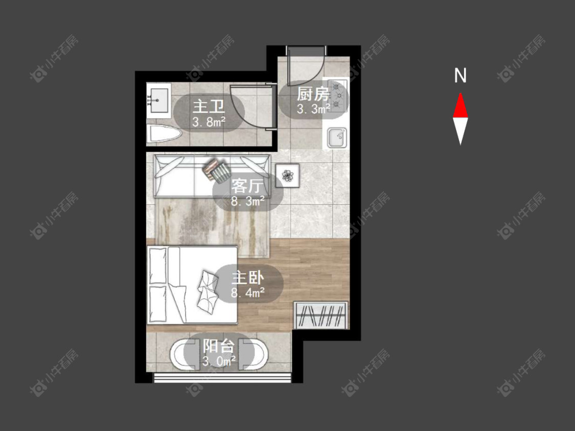 常州保纳商业广场在售二手房房源户型图_小牛看房