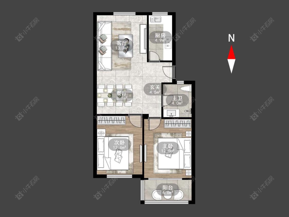 泰山一村房源户型图 常州泰山一村在售二手房源户型图_小牛看房