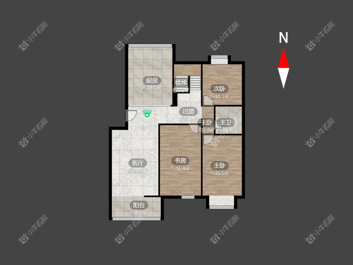元丰苑二期房源户型图 常州元丰苑二期在租房源户型图_小牛看房