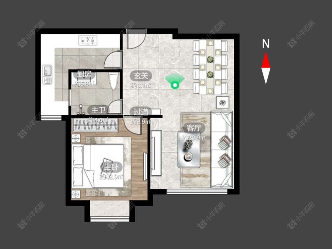 常州府翰苑东区在售二手房源户型图_小牛看房