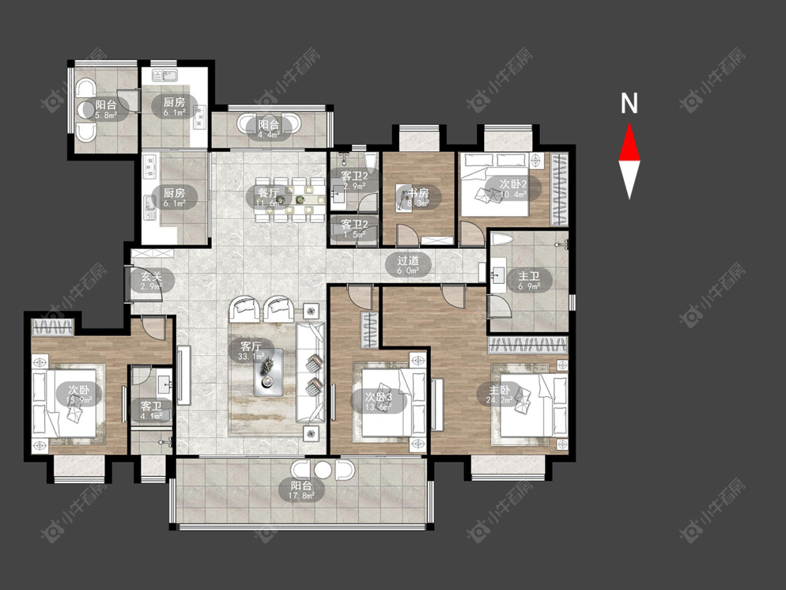 碧桂园壹号天禧房源户型图 常州碧桂园壹号天禧在售二手房源户型图_小牛看房