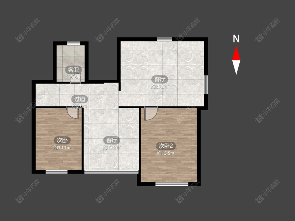 常州腾龙苑东区在售二手房源户型图_小牛看房