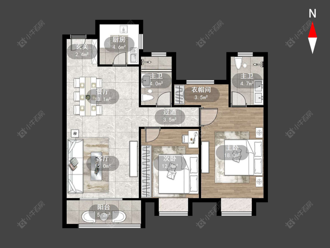 龙名仕豪庭房源户型图 常州龙名仕豪庭在售二手房源户型图_小牛看房