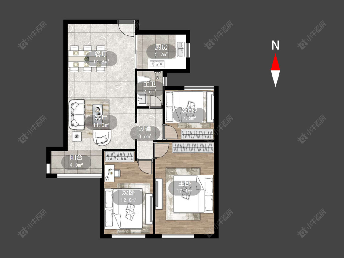 绿都万和城七区房源户型图 常州绿都万和城七区在售二手房源户型图_小牛看房