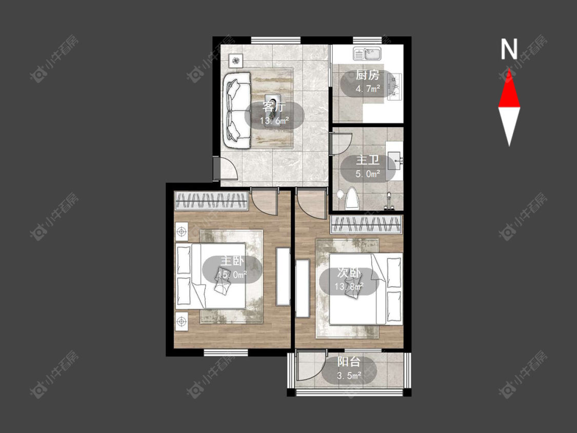 常州新乐一村在售二手房源户型图_小牛看房
