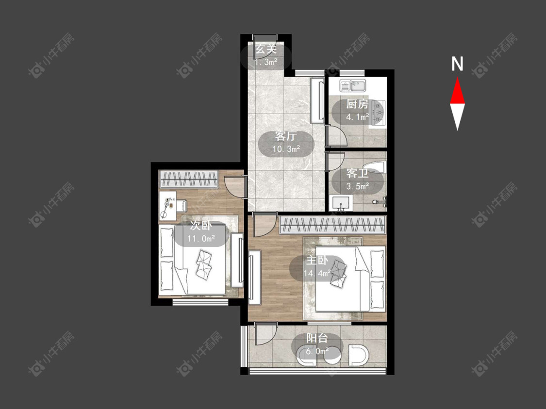 翠竹新村南区房源户型图 常州翠竹新村南区在售二手房源户型图_小牛看房