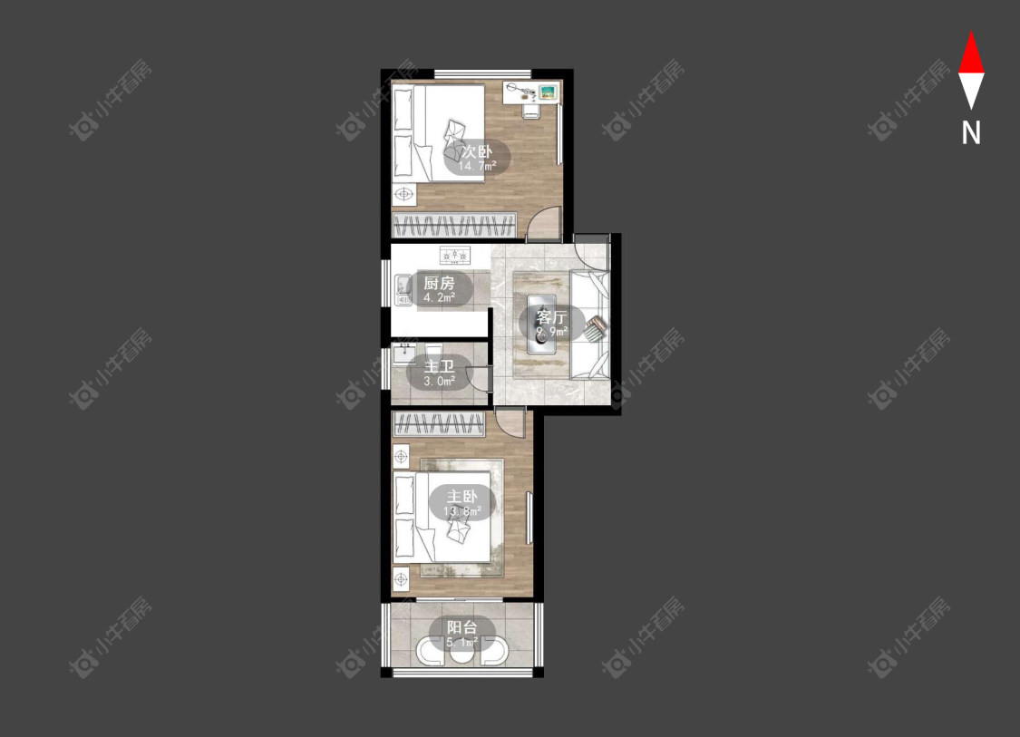 常州劳动新村南区在售二手房房源户型图_小牛看房