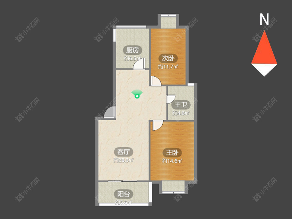 常州陈渡新苑在售二手房源户型图_小牛看房