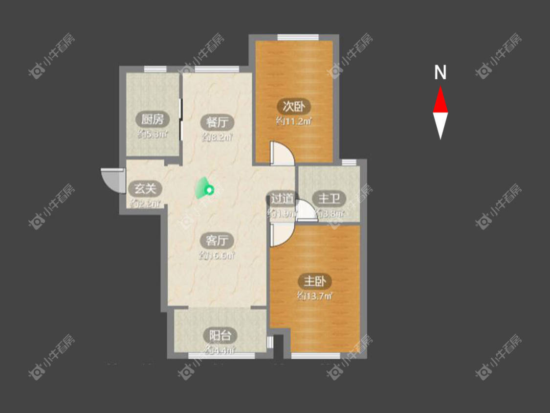 常州清水湾花园三期在租房源室内图_小牛看房