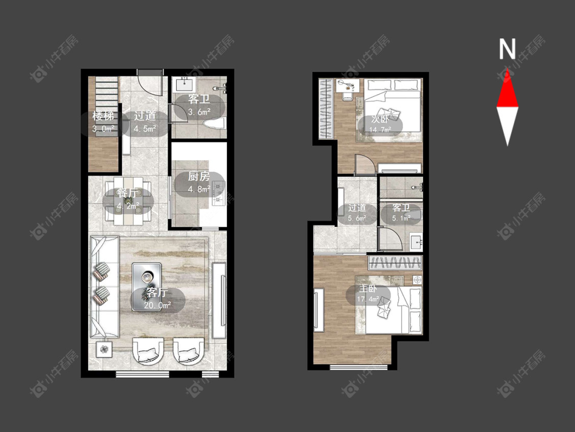 常州天誉城市花园在售二手房源户型图_小牛看房