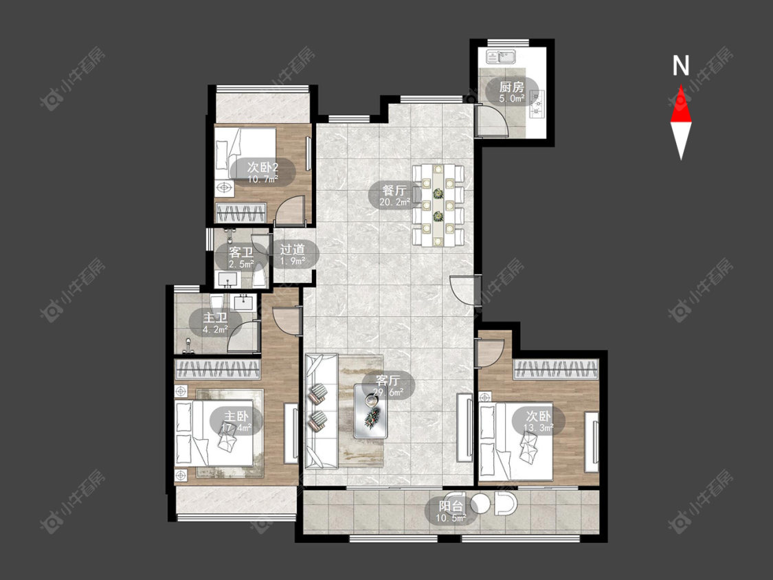 常州碧桂园金科光明府在售二手房源户型图_小牛看房