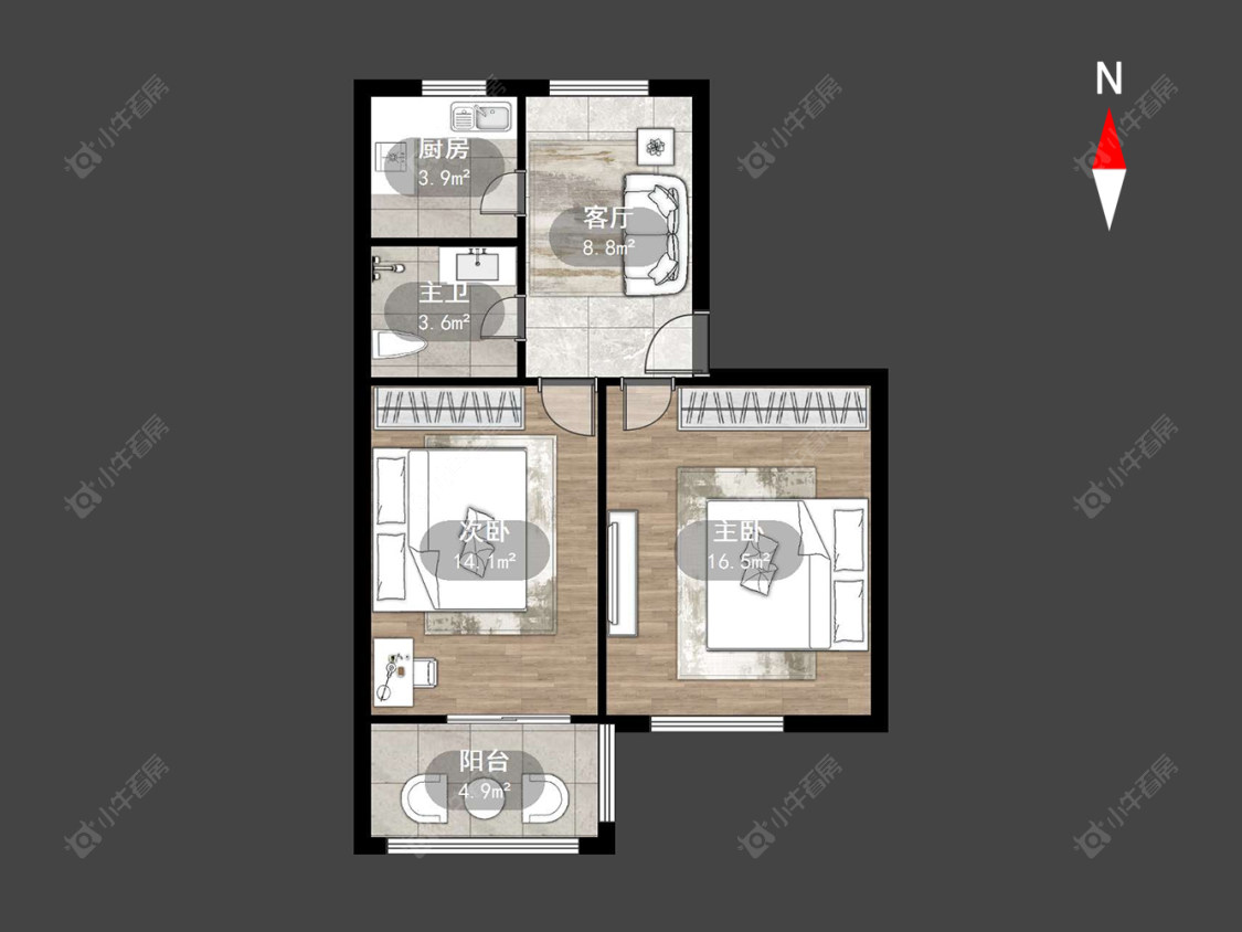 清潭新村房源户型图 常州清潭新村在售二手房源户型图_小牛看房