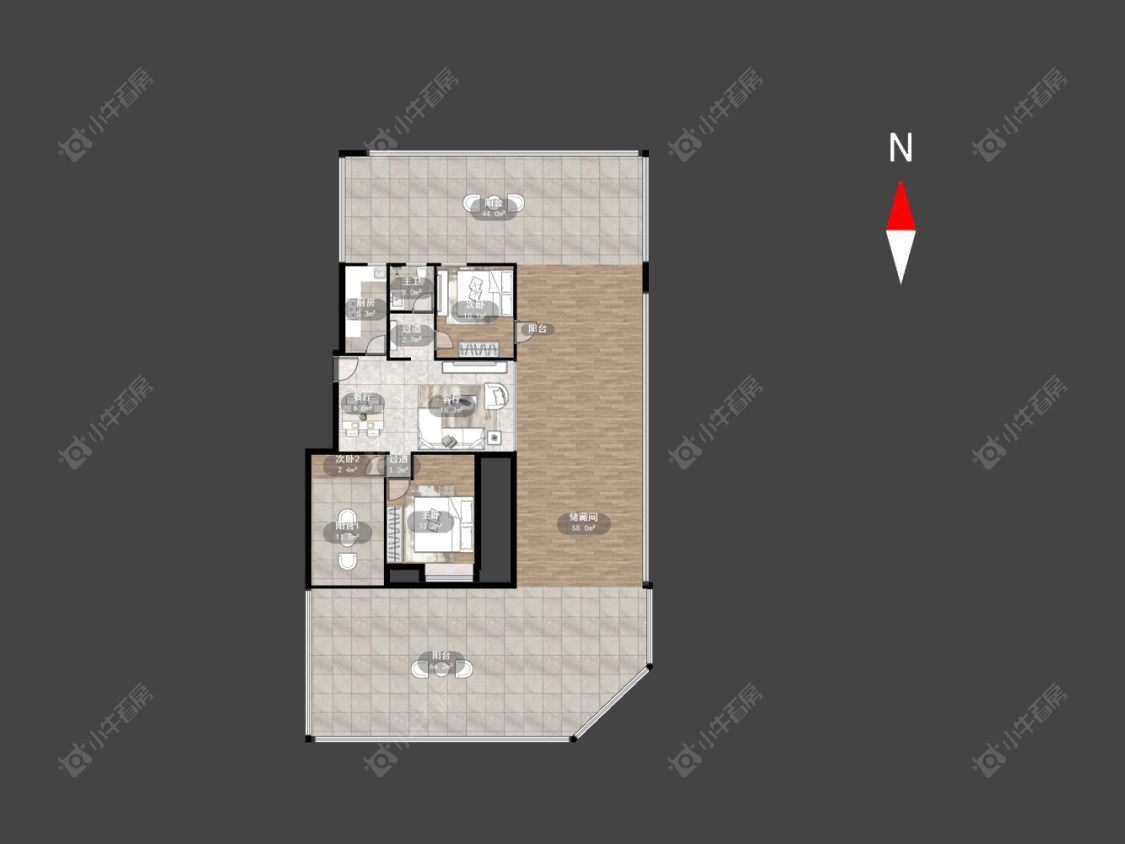 常州米兰阳光在售二手房源户型图_小牛看房