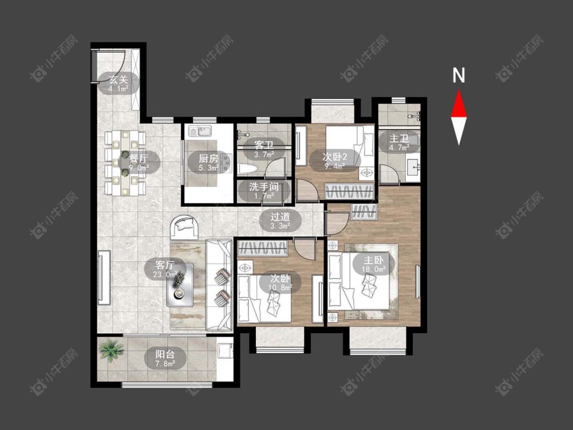 龙控公园道房源户型图 常州龙控公园道在售二手房源户型图_小牛看房