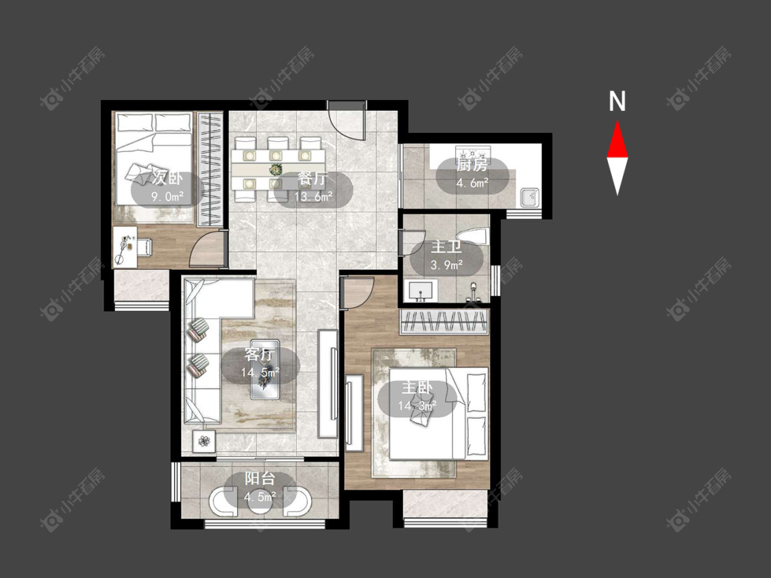 常州绿都万和城二区在售二手房源户型图_小牛看房