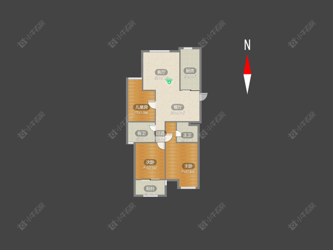 常州金新鼎邦在售二手房源户型图_小牛看房