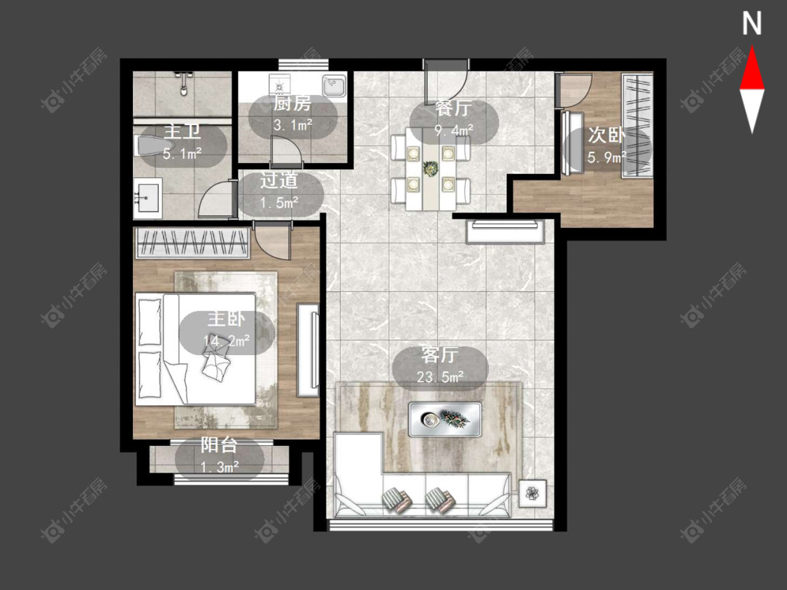 铭巷家园房源户型图 常州铭巷家园在售二手房源户型图_小牛看房