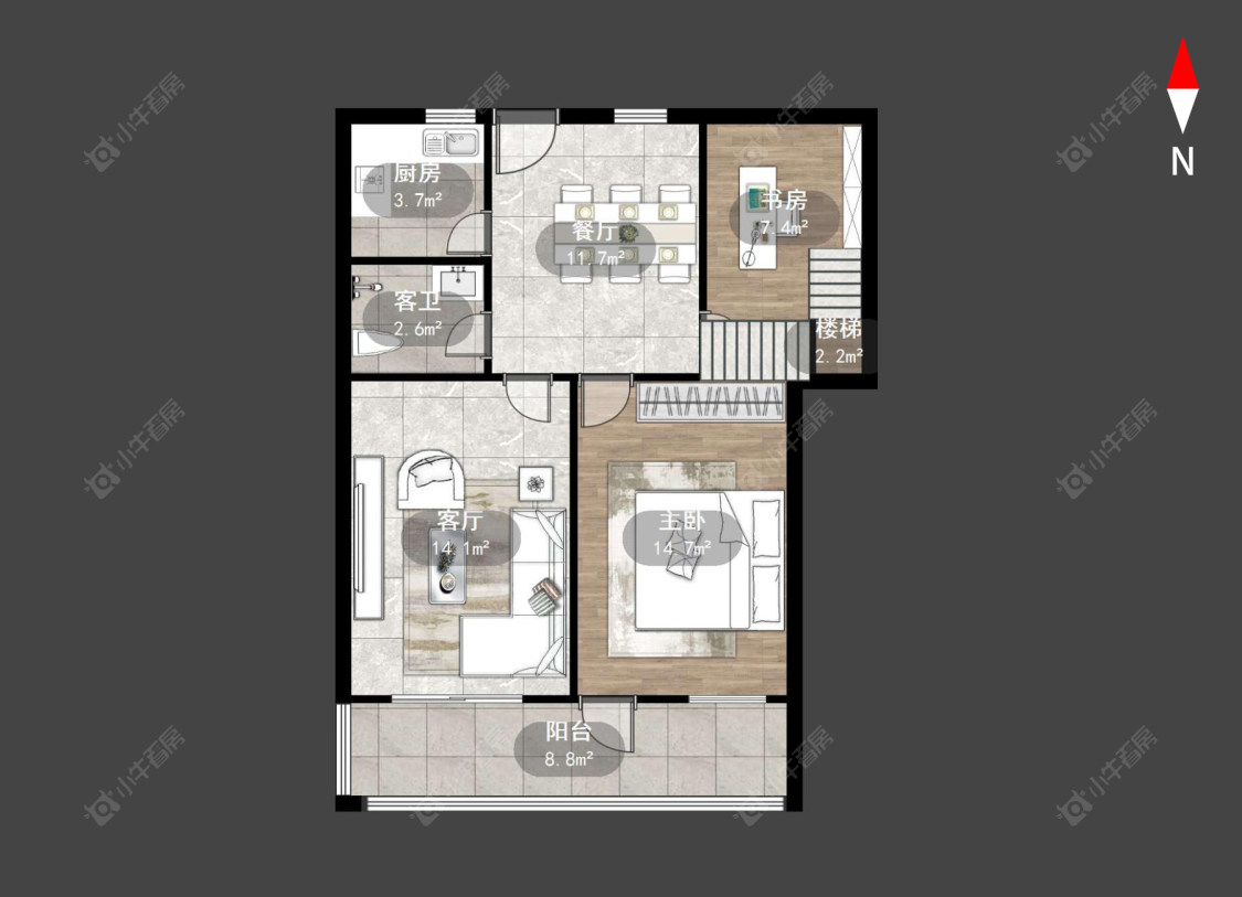 工人新村北房源户型图 常州工人新村北在售二手房源户型图_小牛看房