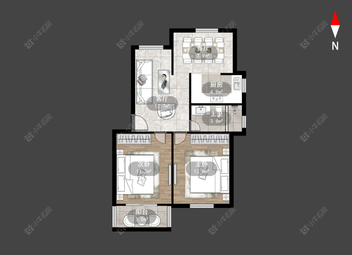 常州工人新村南在售二手房房源户型图_小牛看房