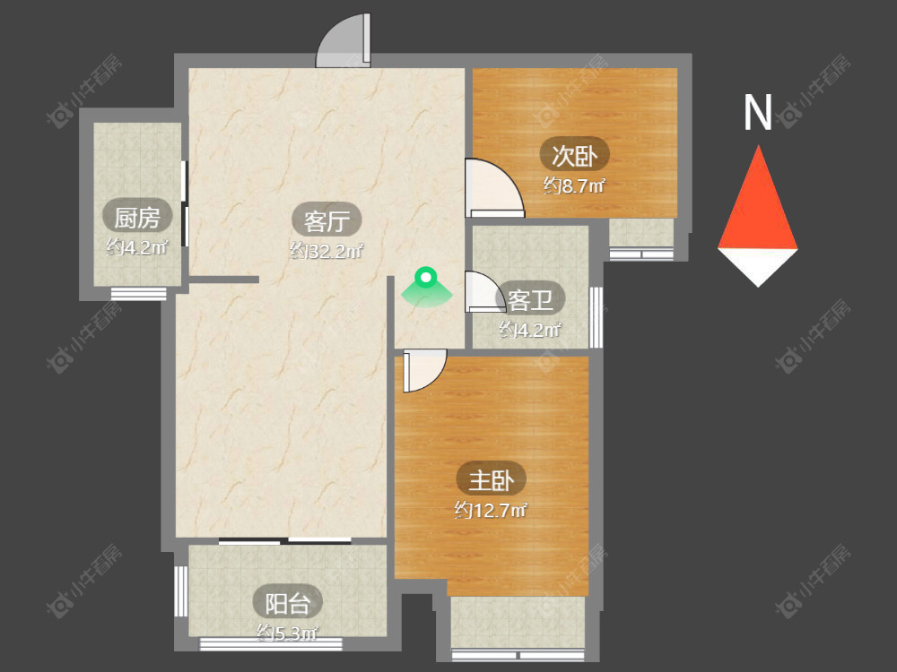 常州聚湖雅苑在售二手房源户型图_小牛看房