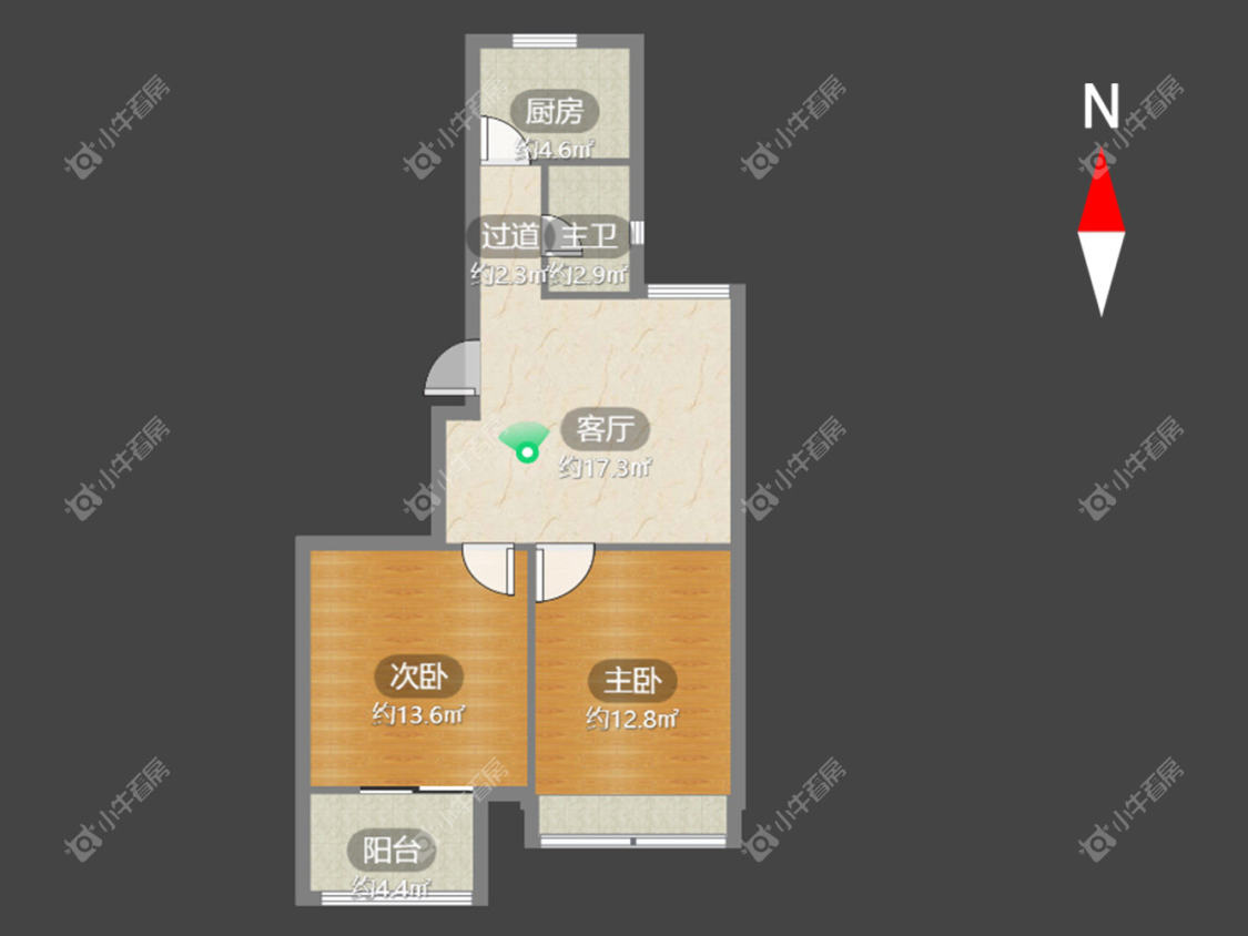 常州雅筑公寓在租房源室内图_小牛看房