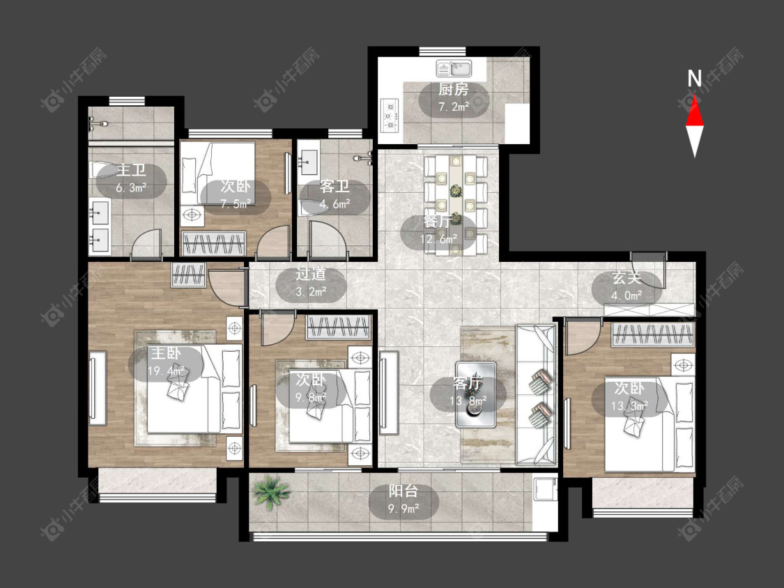 常州万科公园大道一期在售二手房源户型图_小牛看房