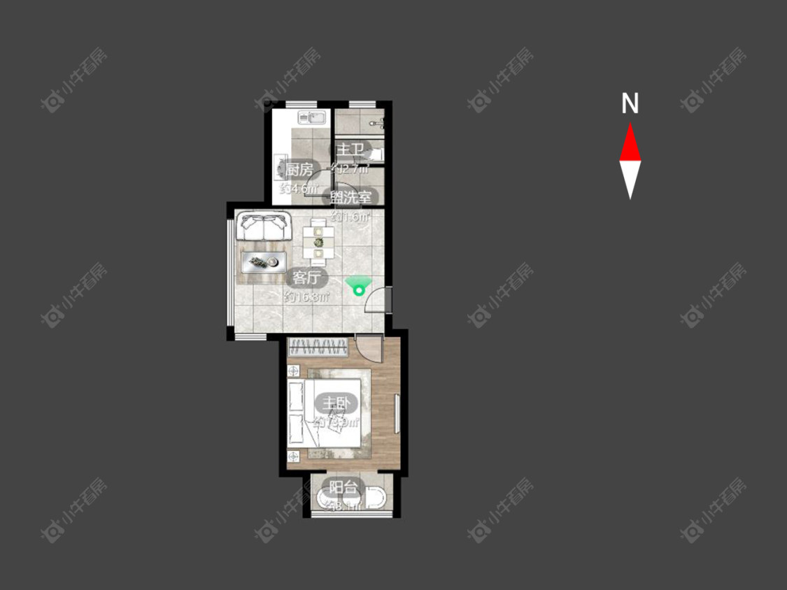 常州腾龙南苑在售二手房源户型图_小牛看房