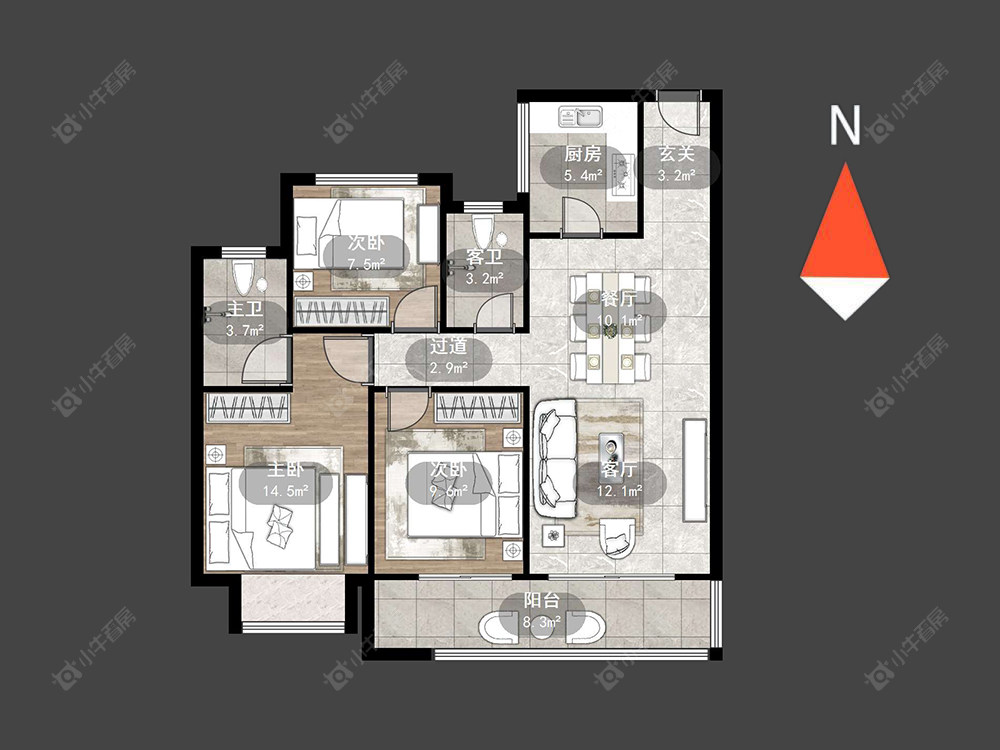 常州星河丹堤八区在售二手房源_小牛看房