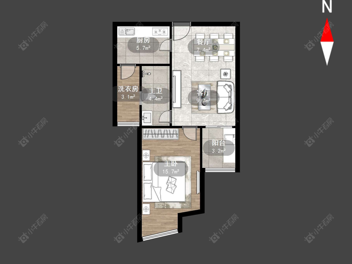 常州名桂坊在售二手房源户型图_小牛看房