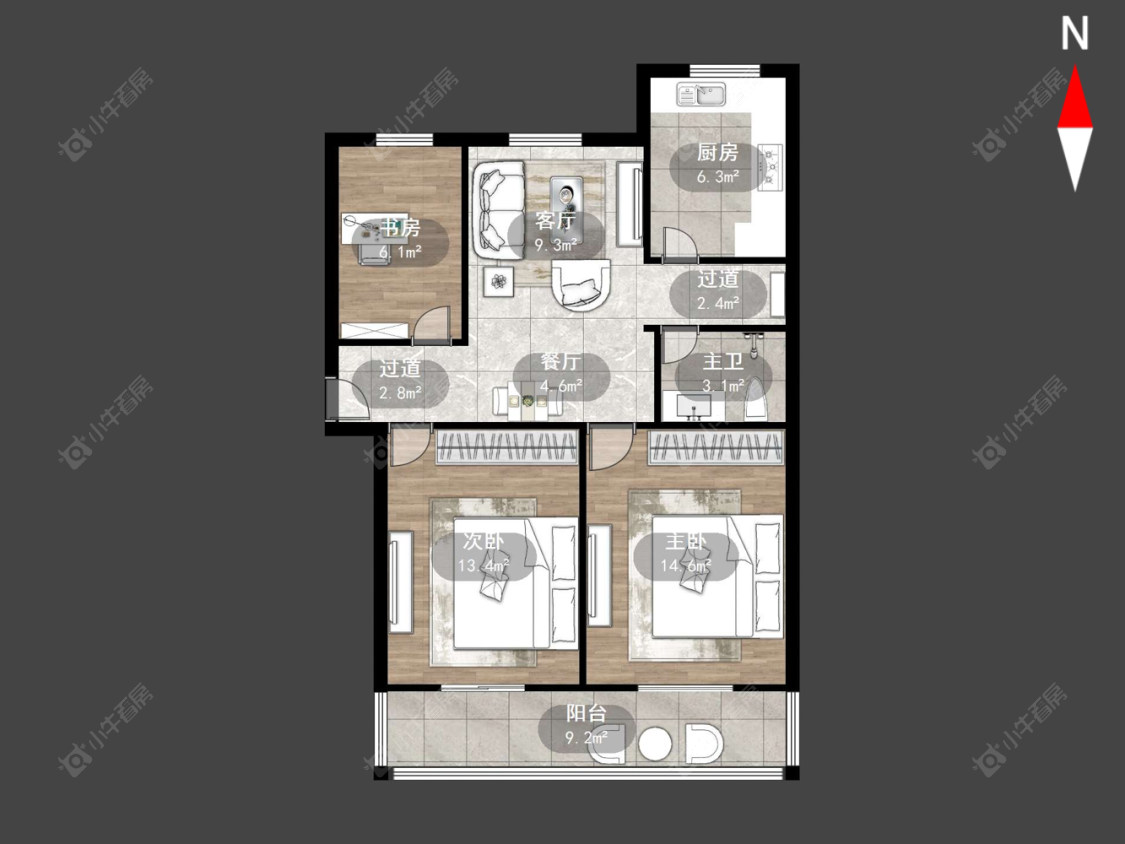 天皇堂弄房源户型图 常州天皇堂弄在售二手房源户型图_小牛看房